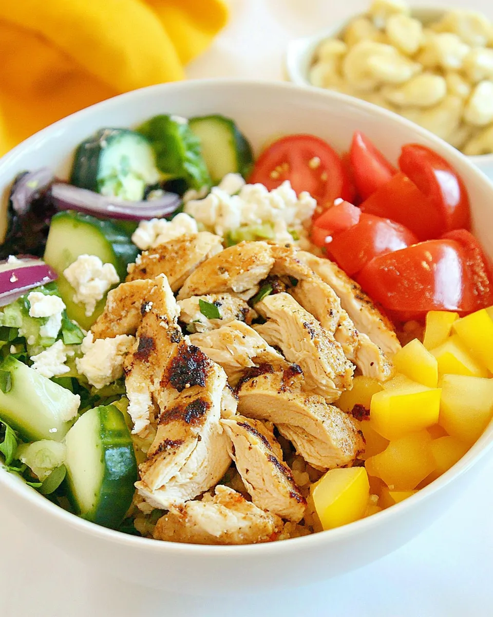 Panera Mediterranean Grain Bowl with Chicken
