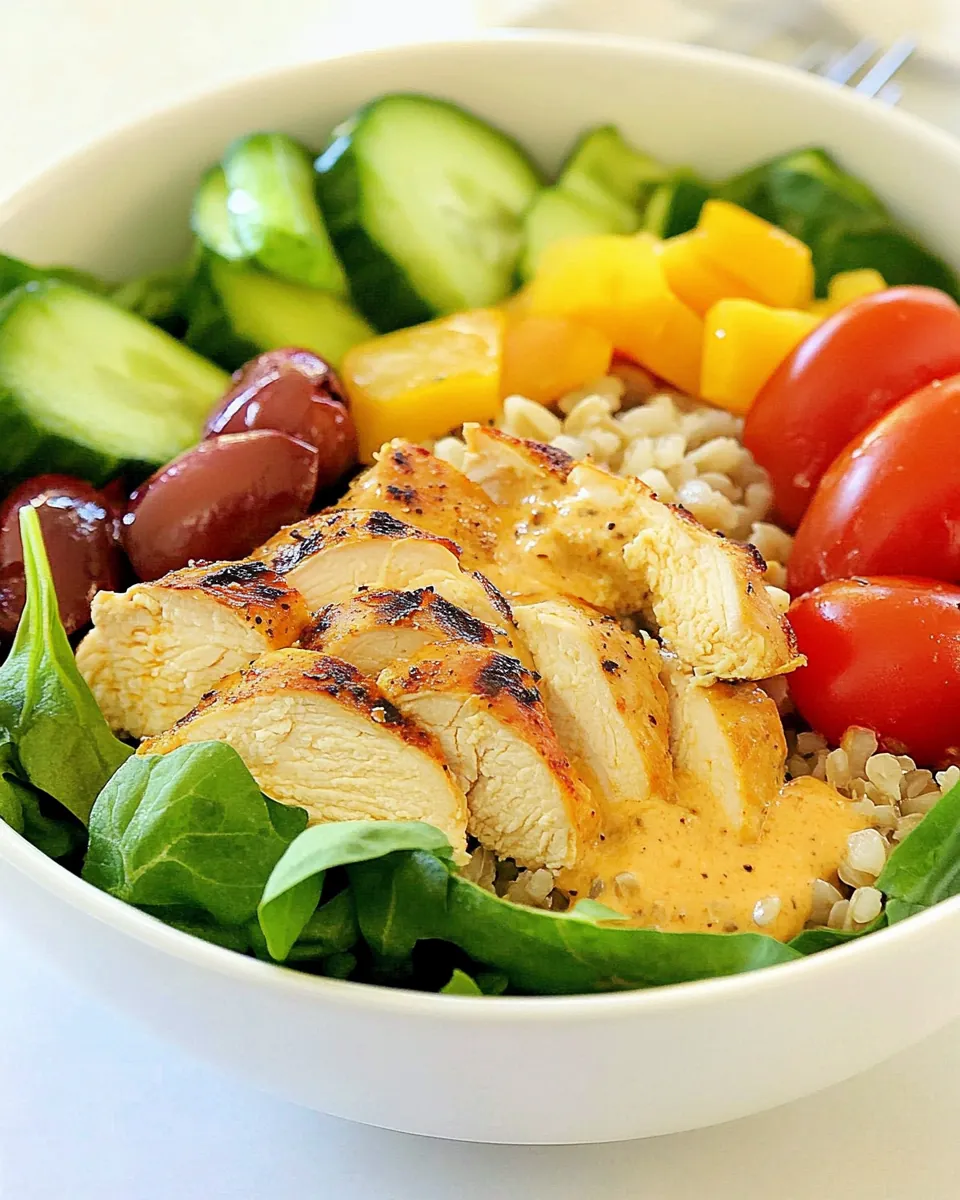 Panera Mediterranean Grain Bowl with Chicken