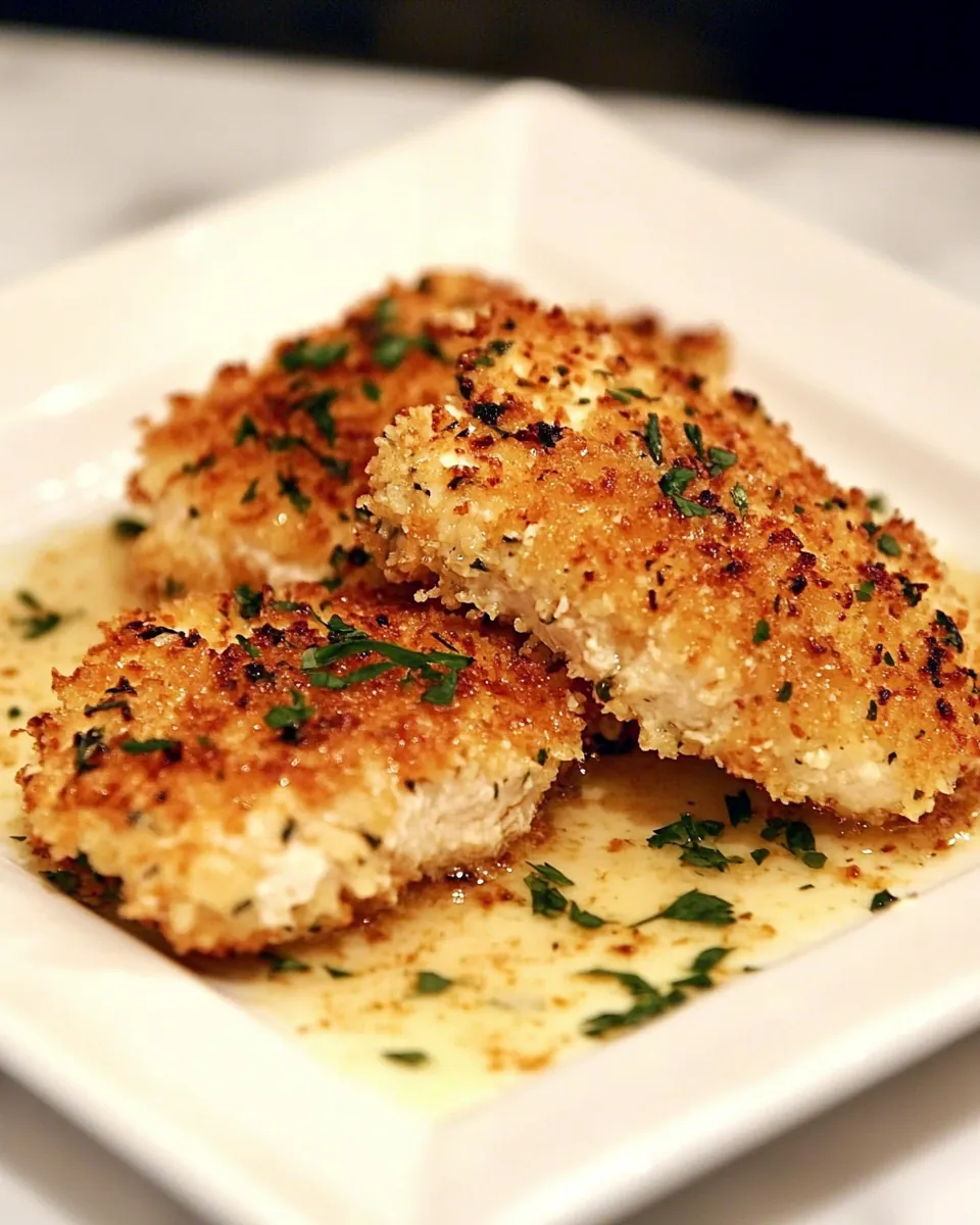 Panko Coated Chicken Schnitzel