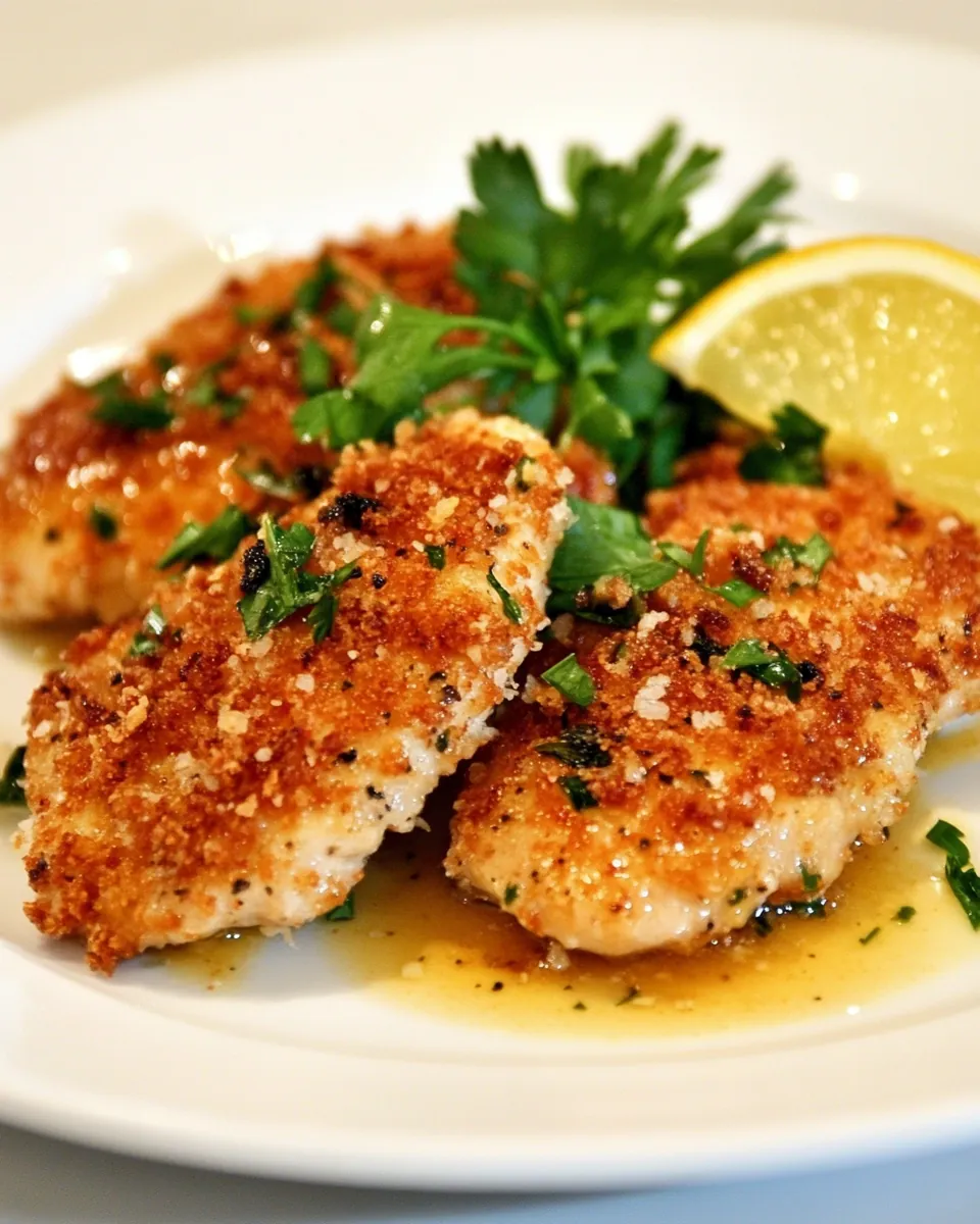 Panko Coated Chicken Schnitzel