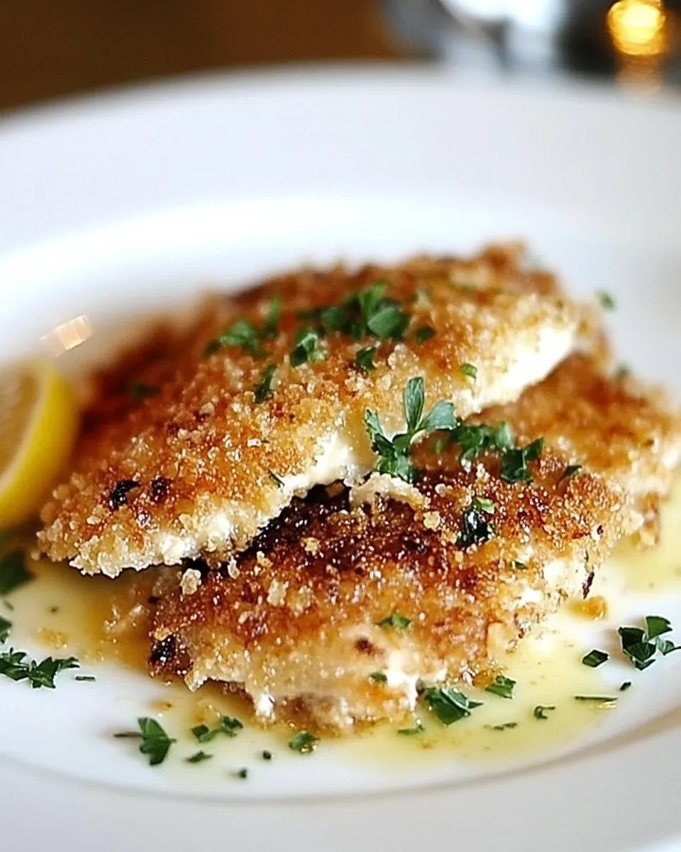 Panko Coated Chicken Schnitzel