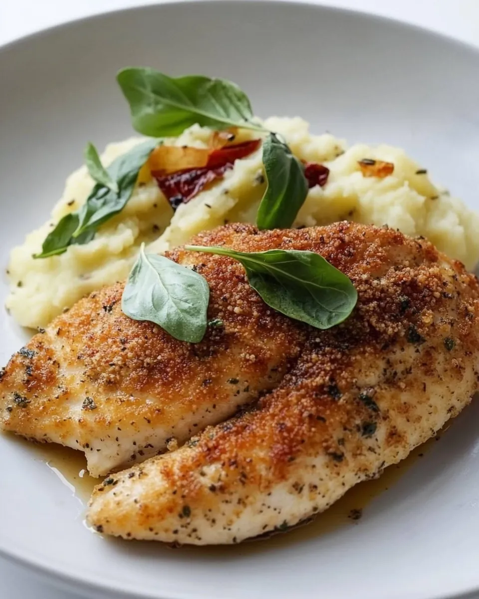 Parmesan Herb Crusted Chicken