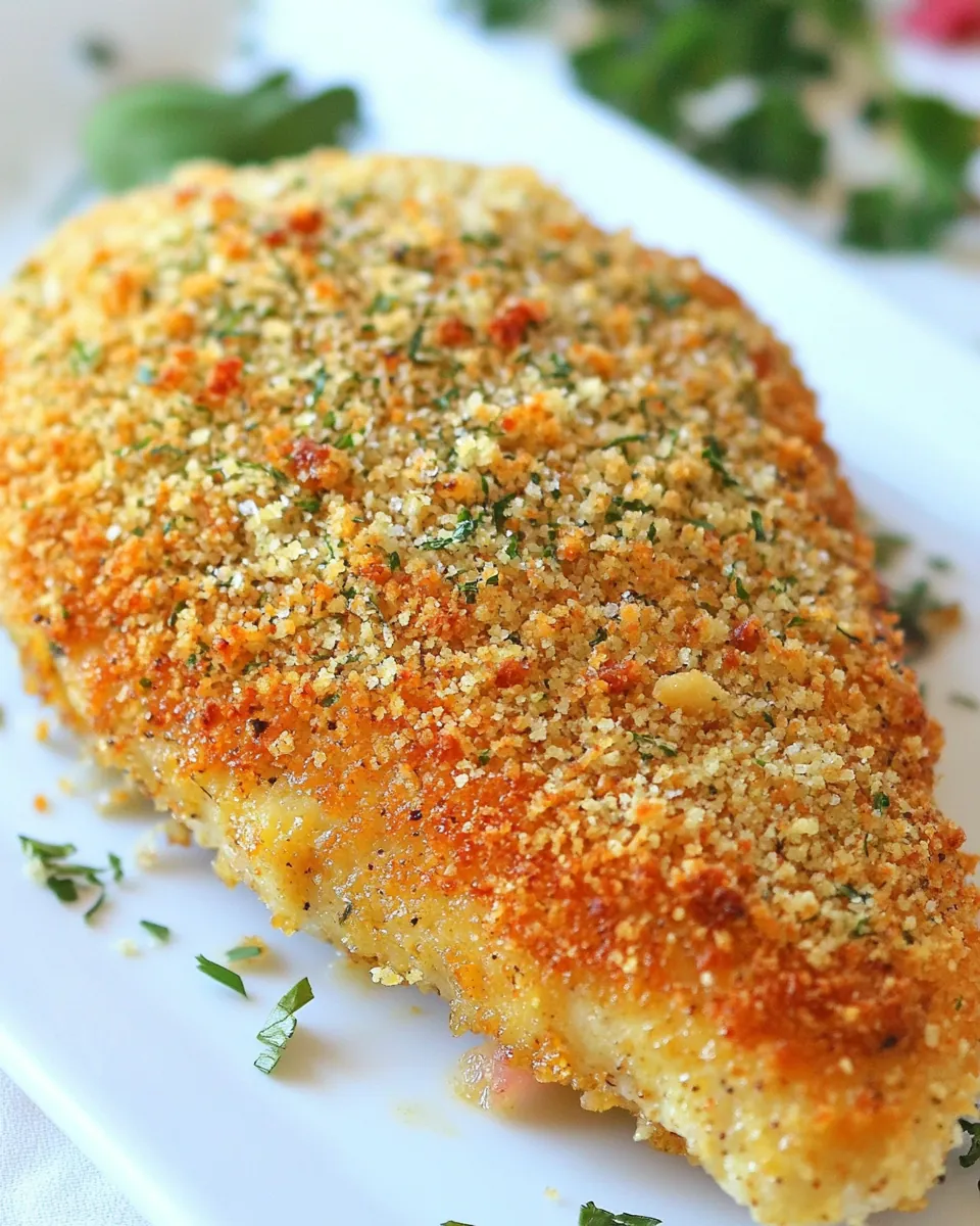 Parmesan Panko Breaded Chicken