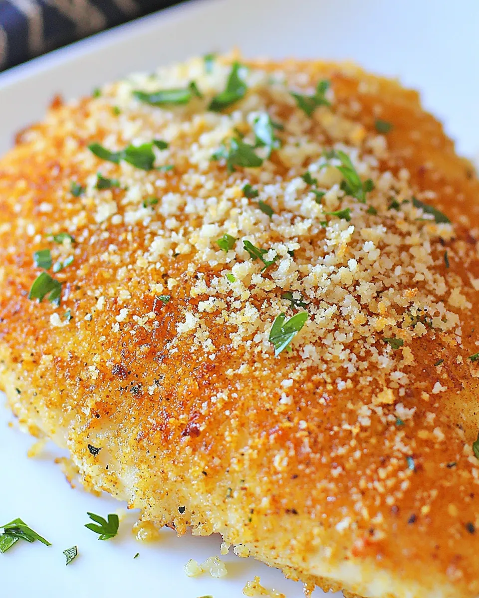 Parmesan Panko Breaded Chicken