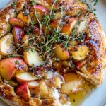 Pastry Wrapped Baked Brie with Maple Roasted Apples