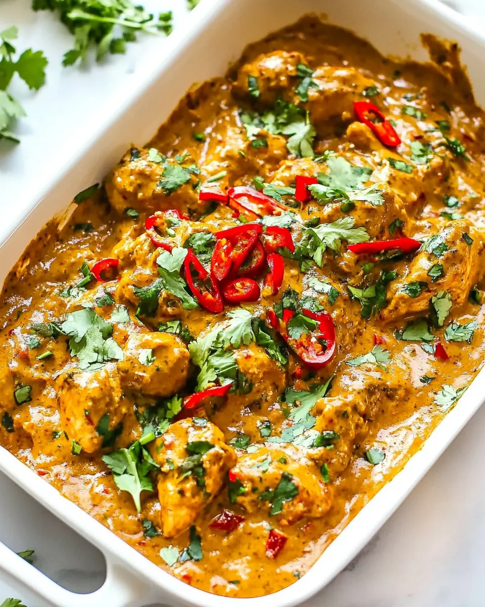 Peanut Butter Chicken
