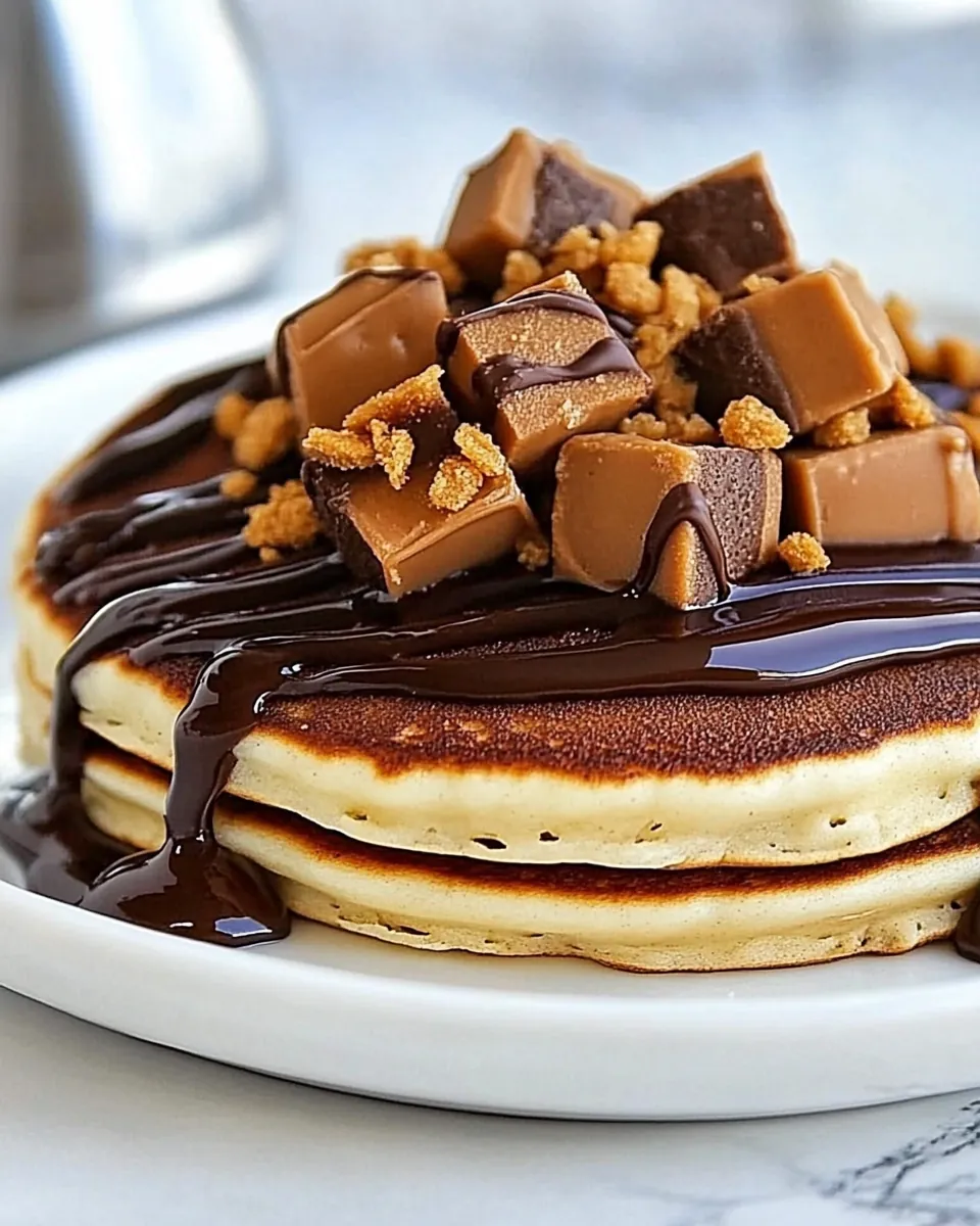 Peanut Butter Cup Pancakes