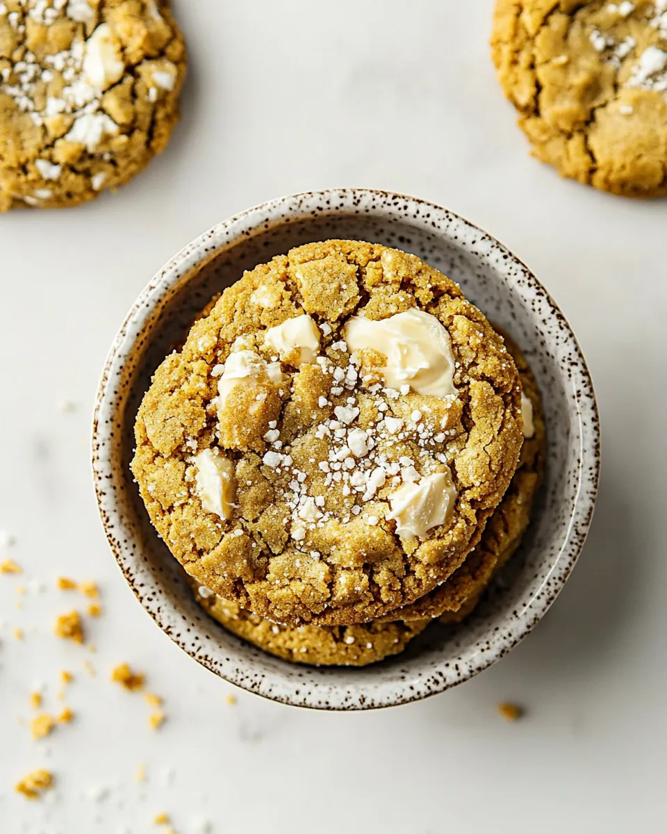 Peanut Butter White Chocolate Cookies