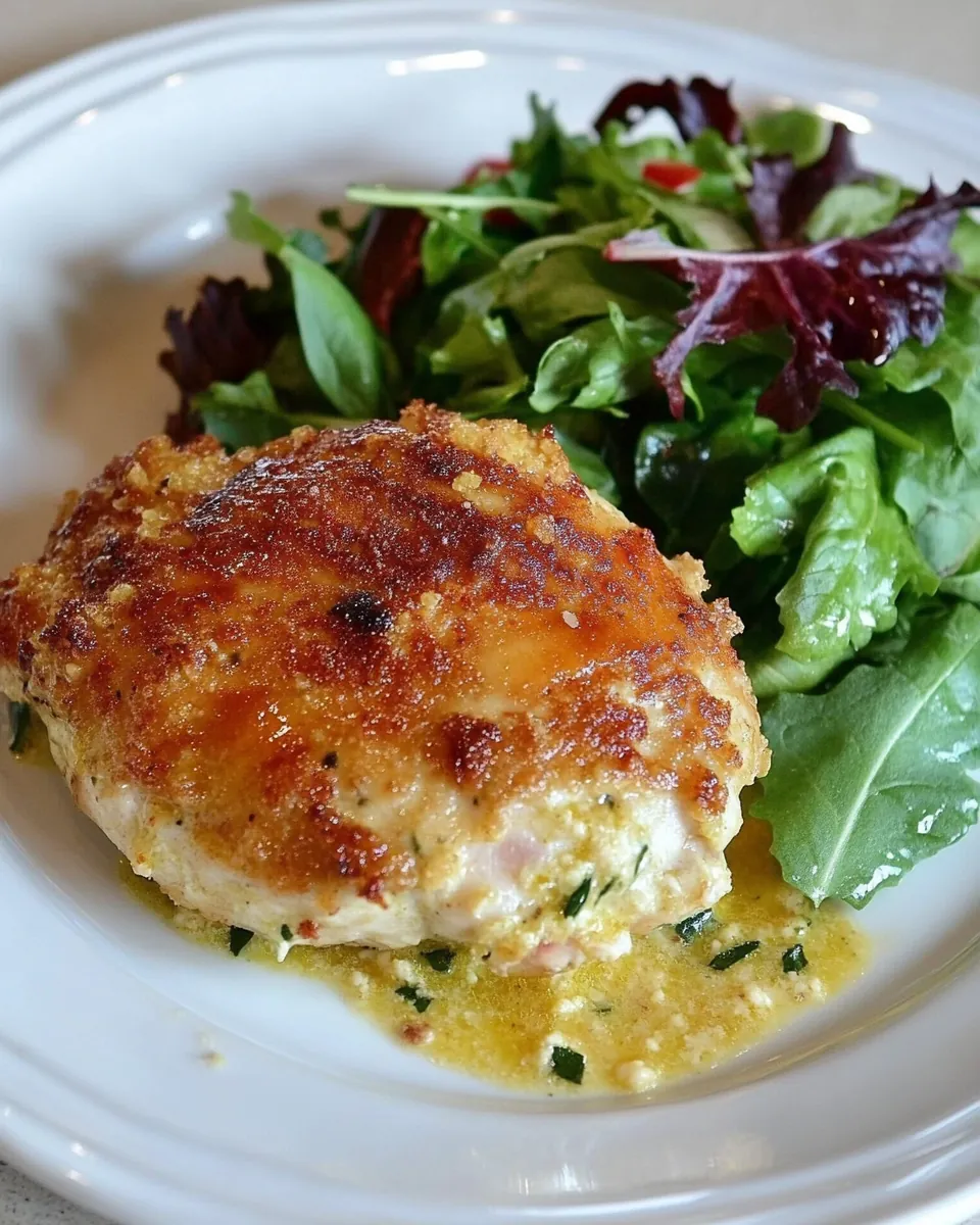 Pecorino Crusted Chicken