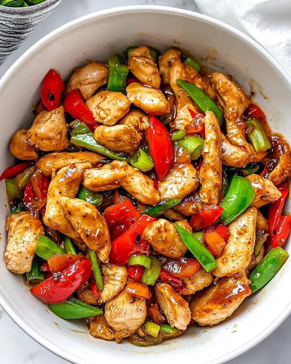 Pepper Chicken Stir Fry