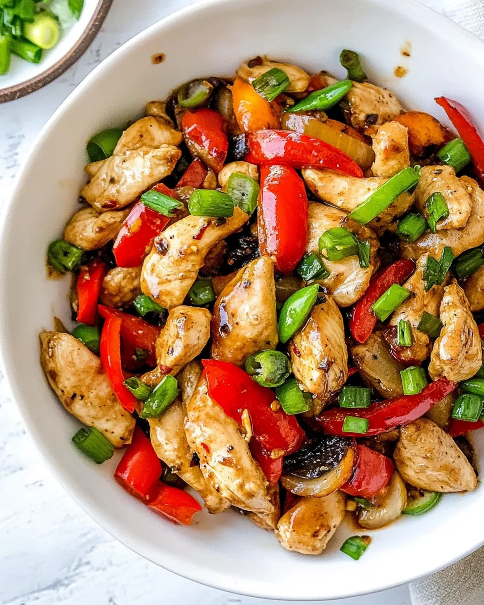 Pepper Chicken Stir Fry