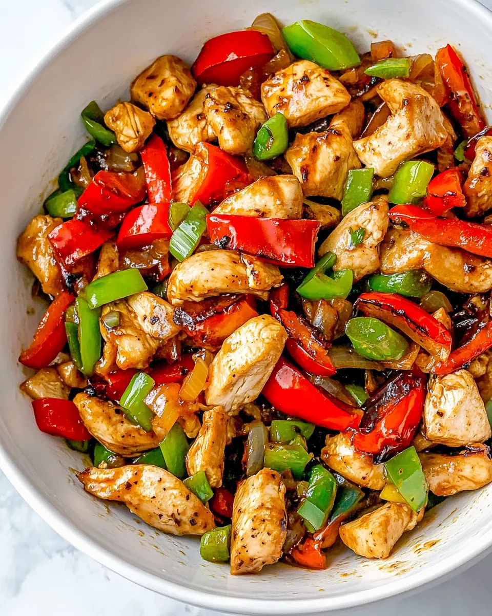 Pepper Chicken Stir Fry