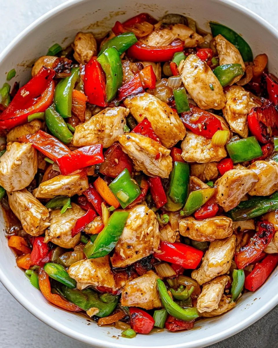Pepper Chicken Stir Fry