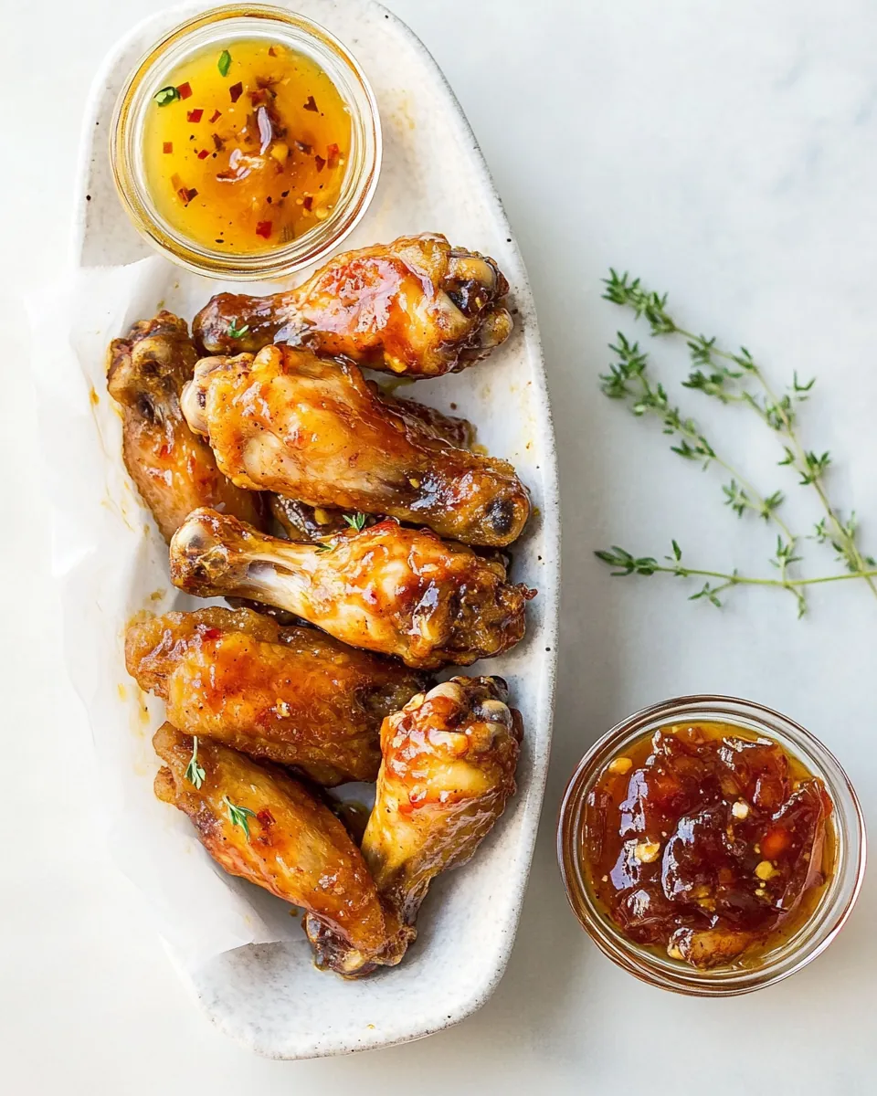Pepper Jelly Chicken Wings