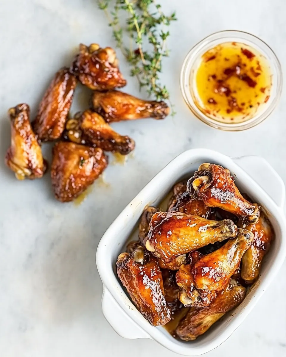 Pepper Jelly Chicken Wings