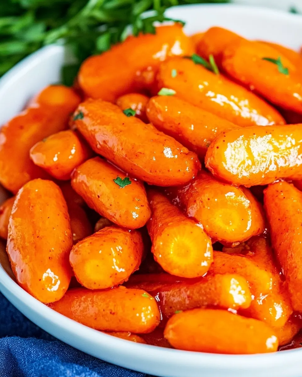 Pepper Jelly Glazed Carrots