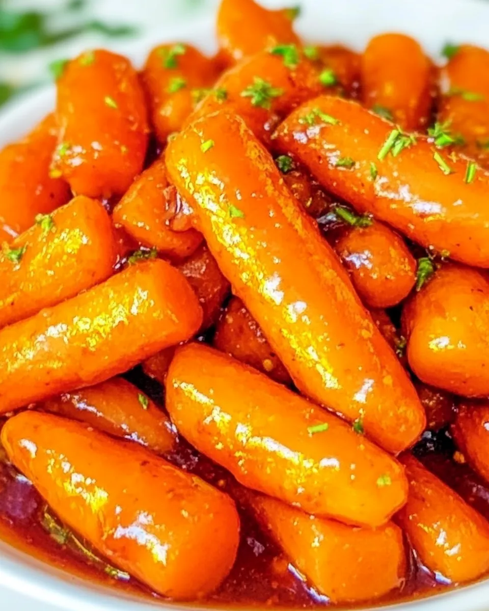 Pepper Jelly Glazed Carrots