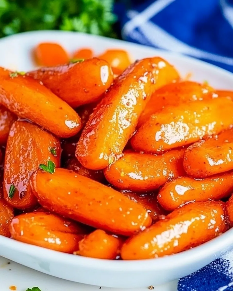 Pepper Jelly Glazed Carrots