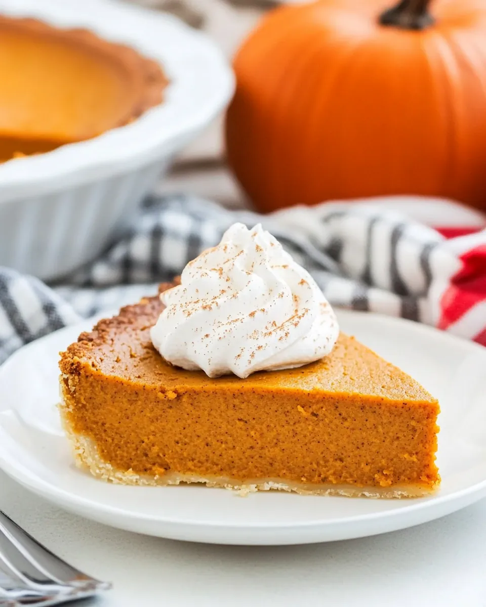 Perfect Crustless Pumpkin Pie