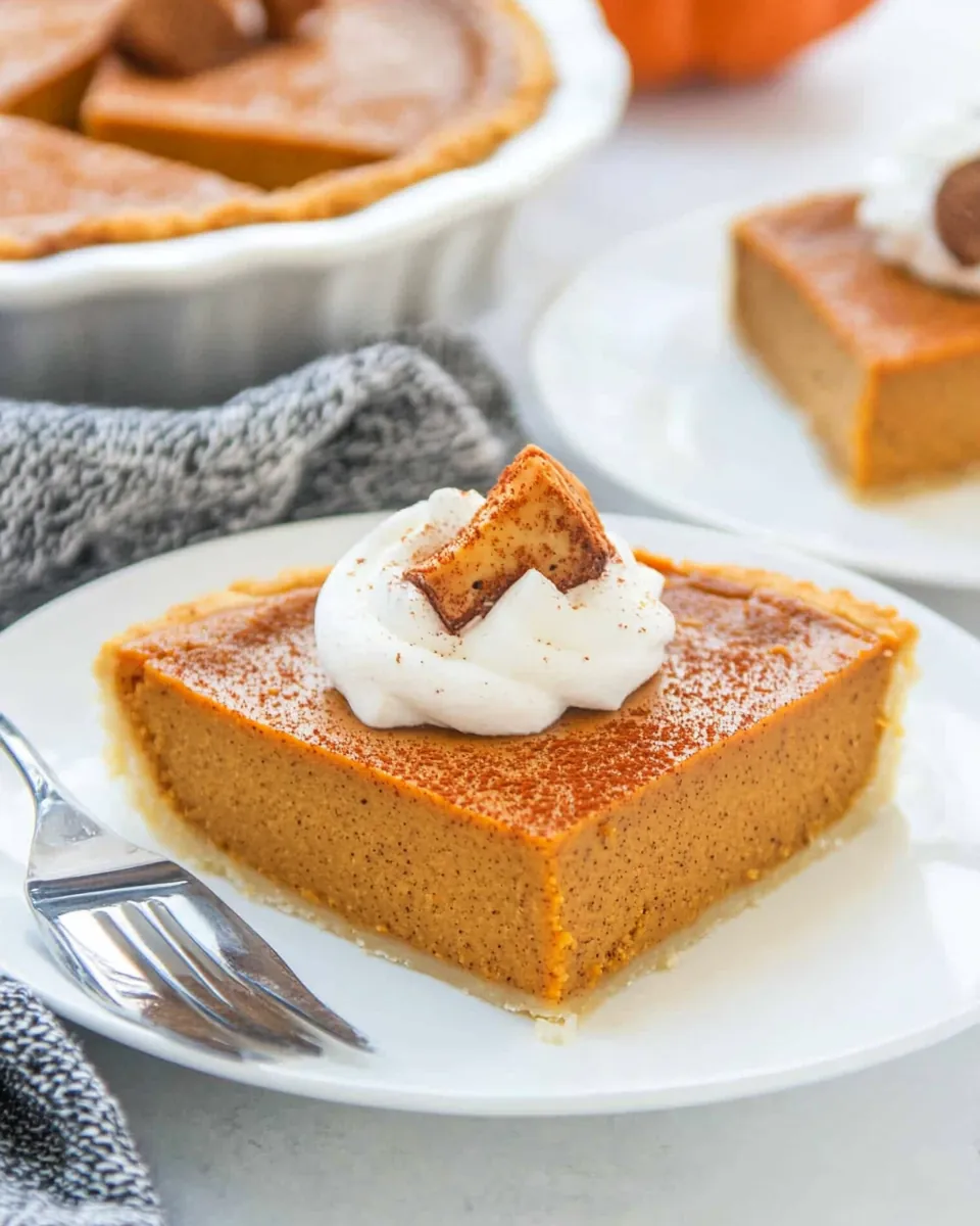 Perfect Crustless Pumpkin Pie