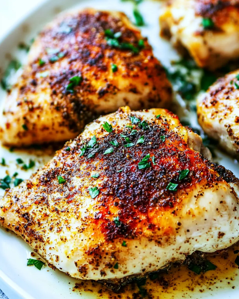Perfect Juicy Baked Chicken