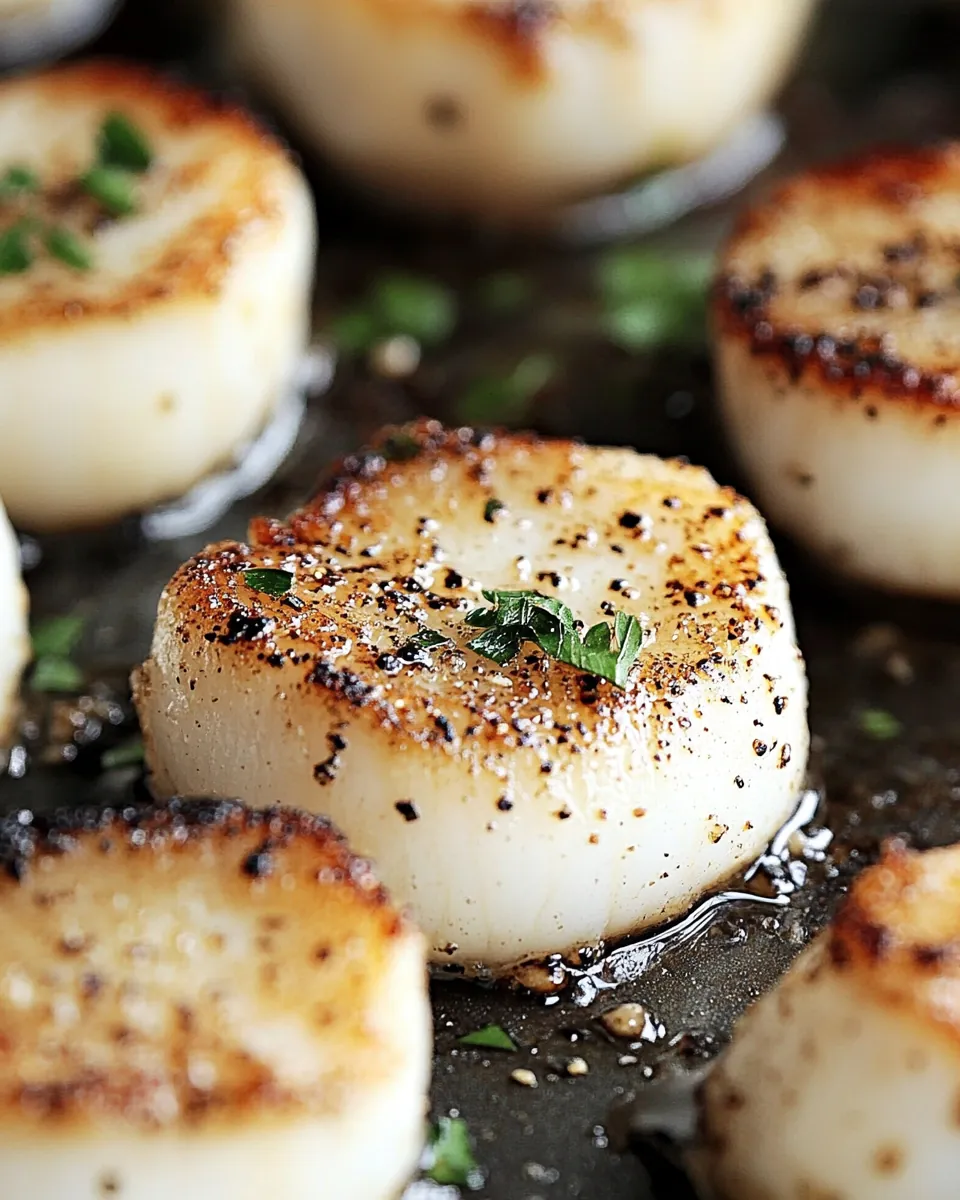Perfectly Seared Scallops