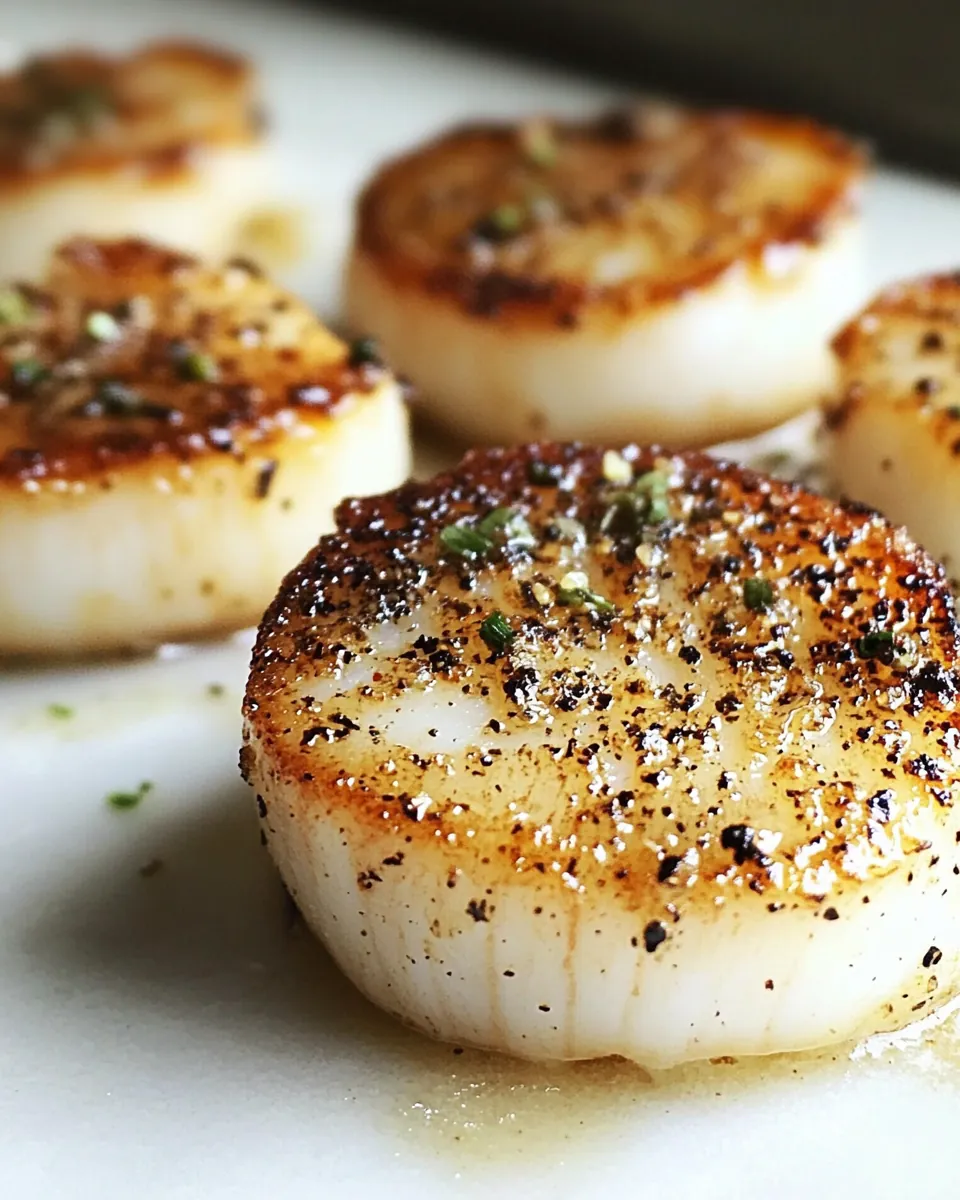 Perfectly Seared Scallops