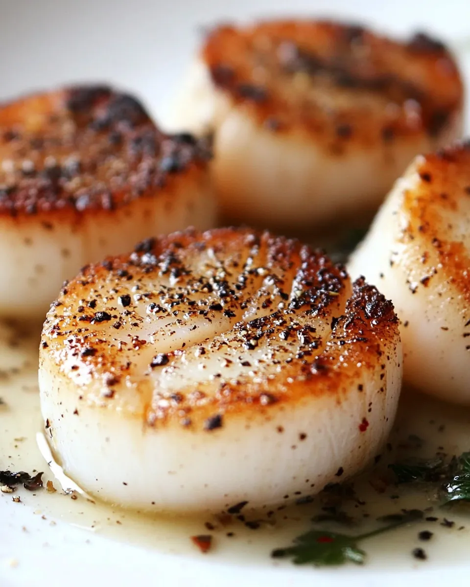 Perfectly Seared Scallops