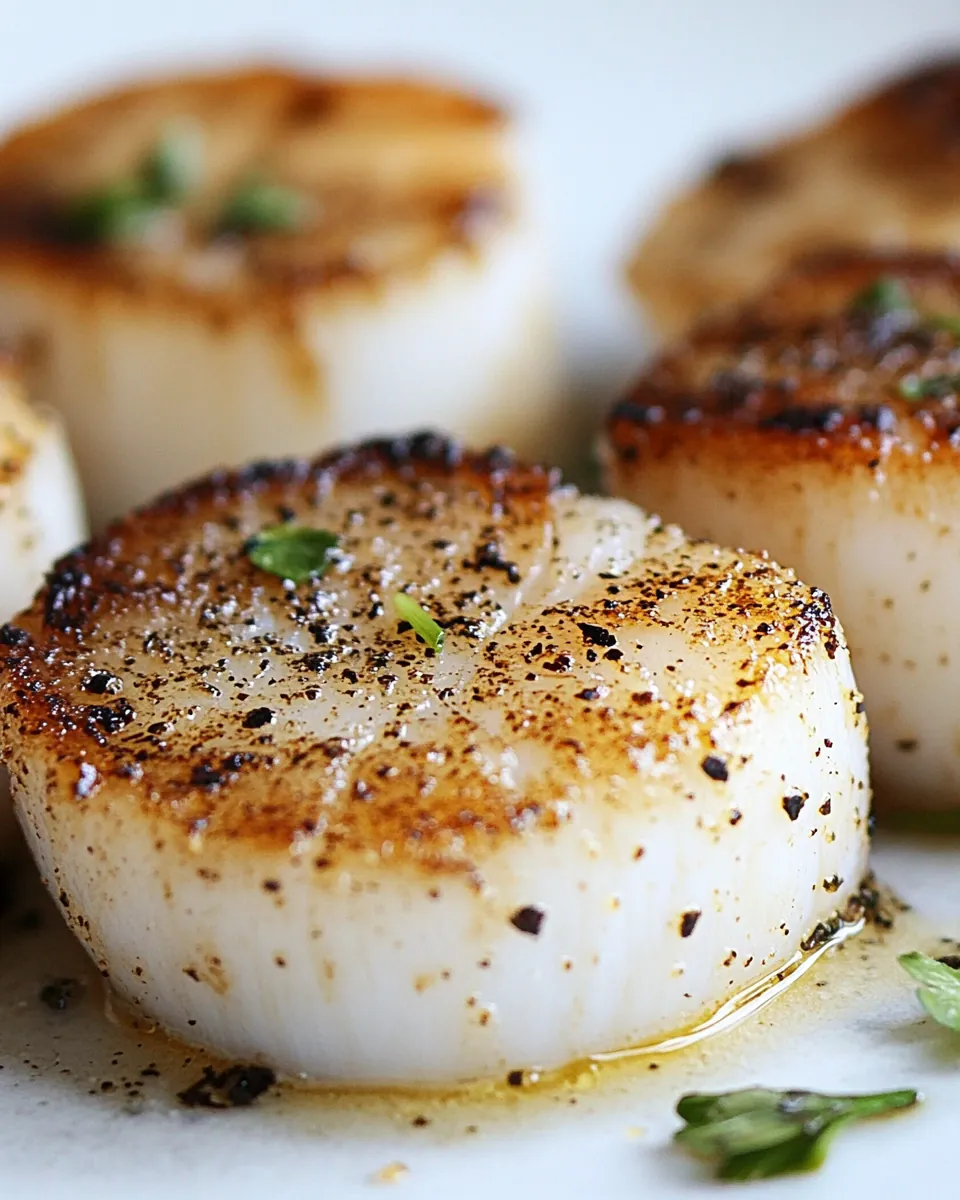 Perfectly Seared Scallops