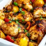 Peri Peri Chicken Tray Bake