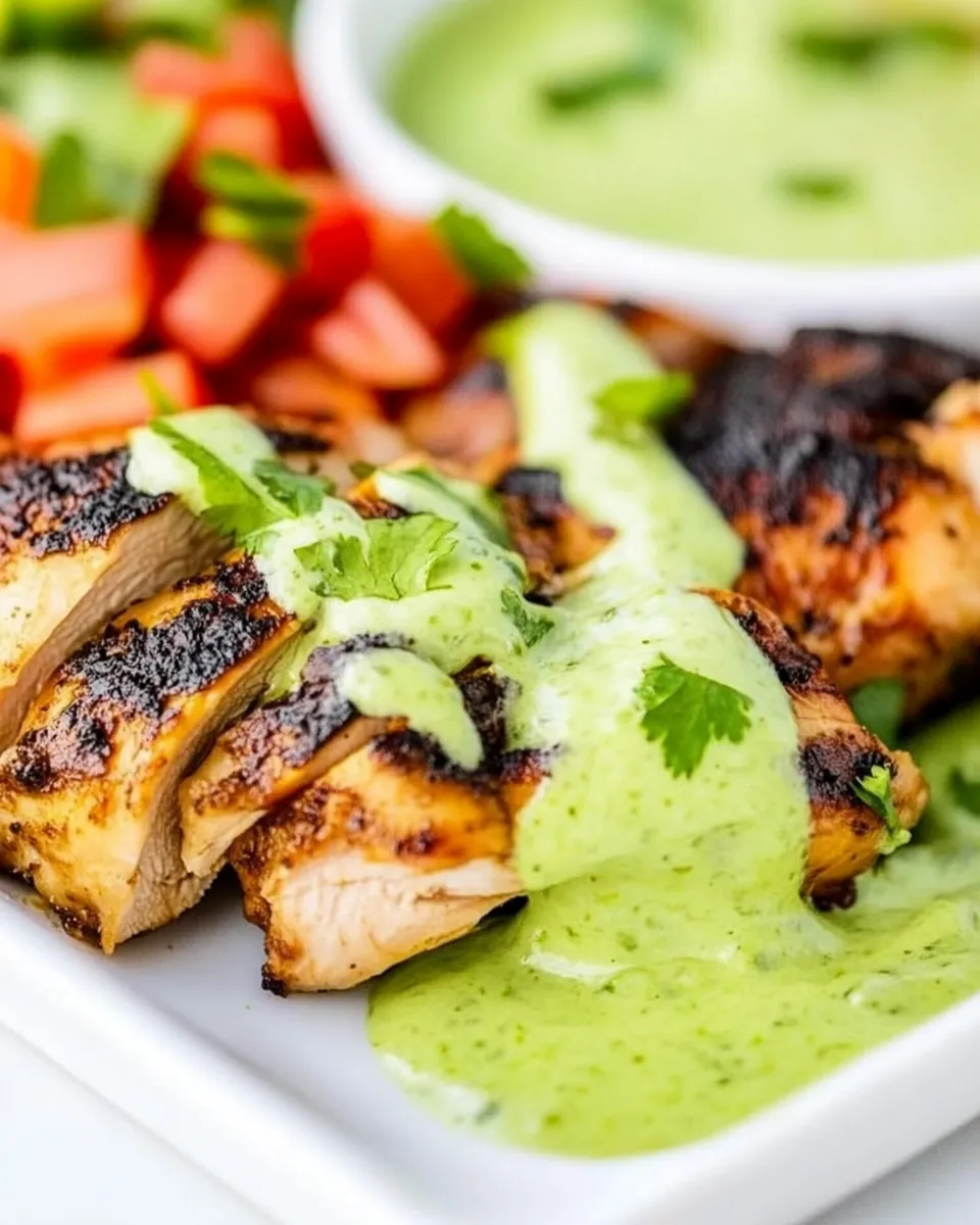 Peruvian Chicken with Aji Verde