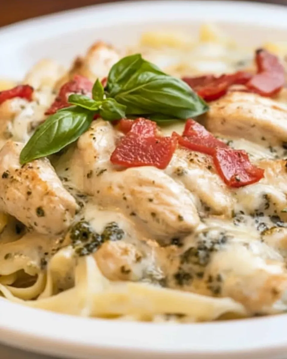 Pesto Chicken Florentine