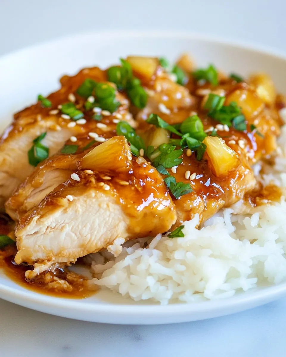 Pineapple Chicken Teriyaki