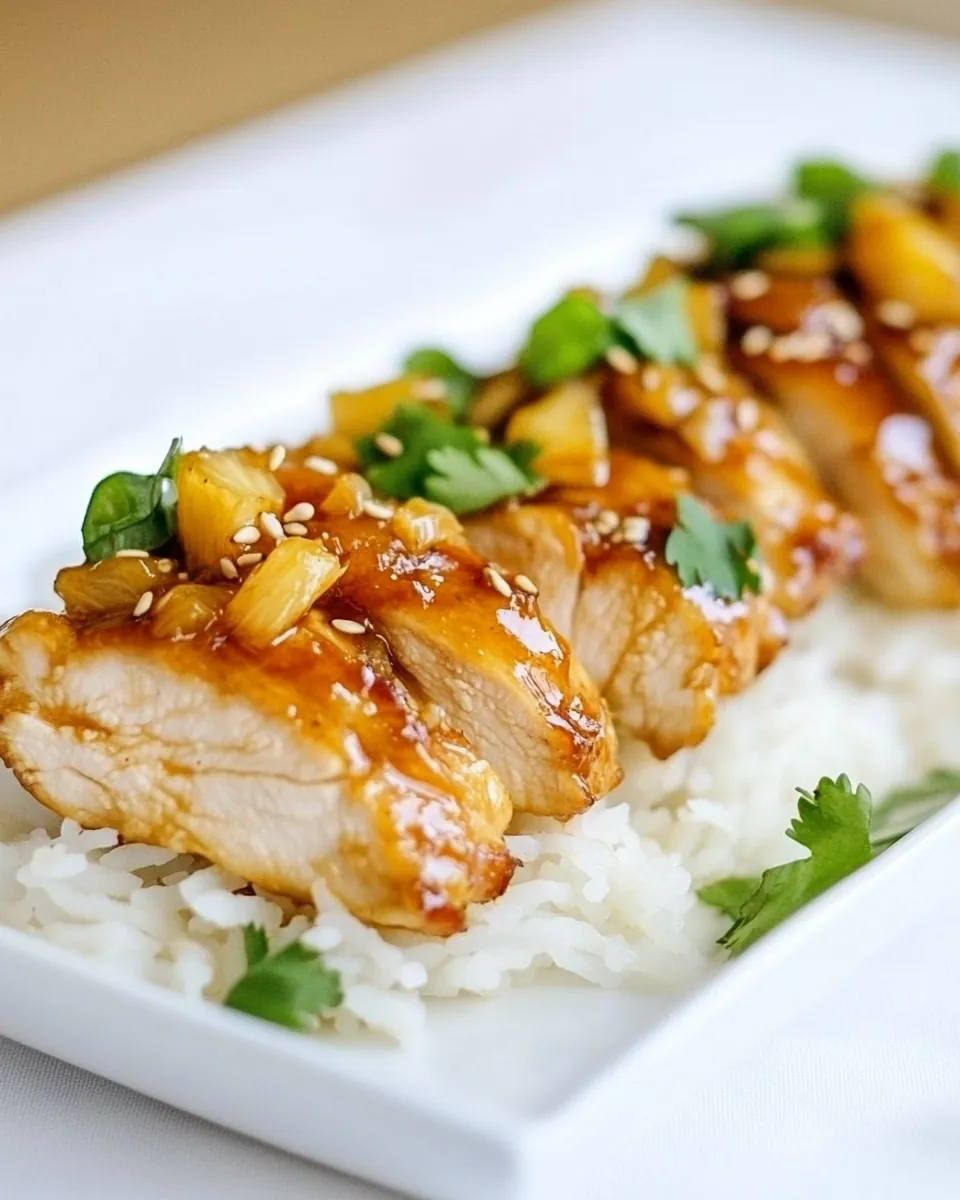 Pineapple Chicken Teriyaki