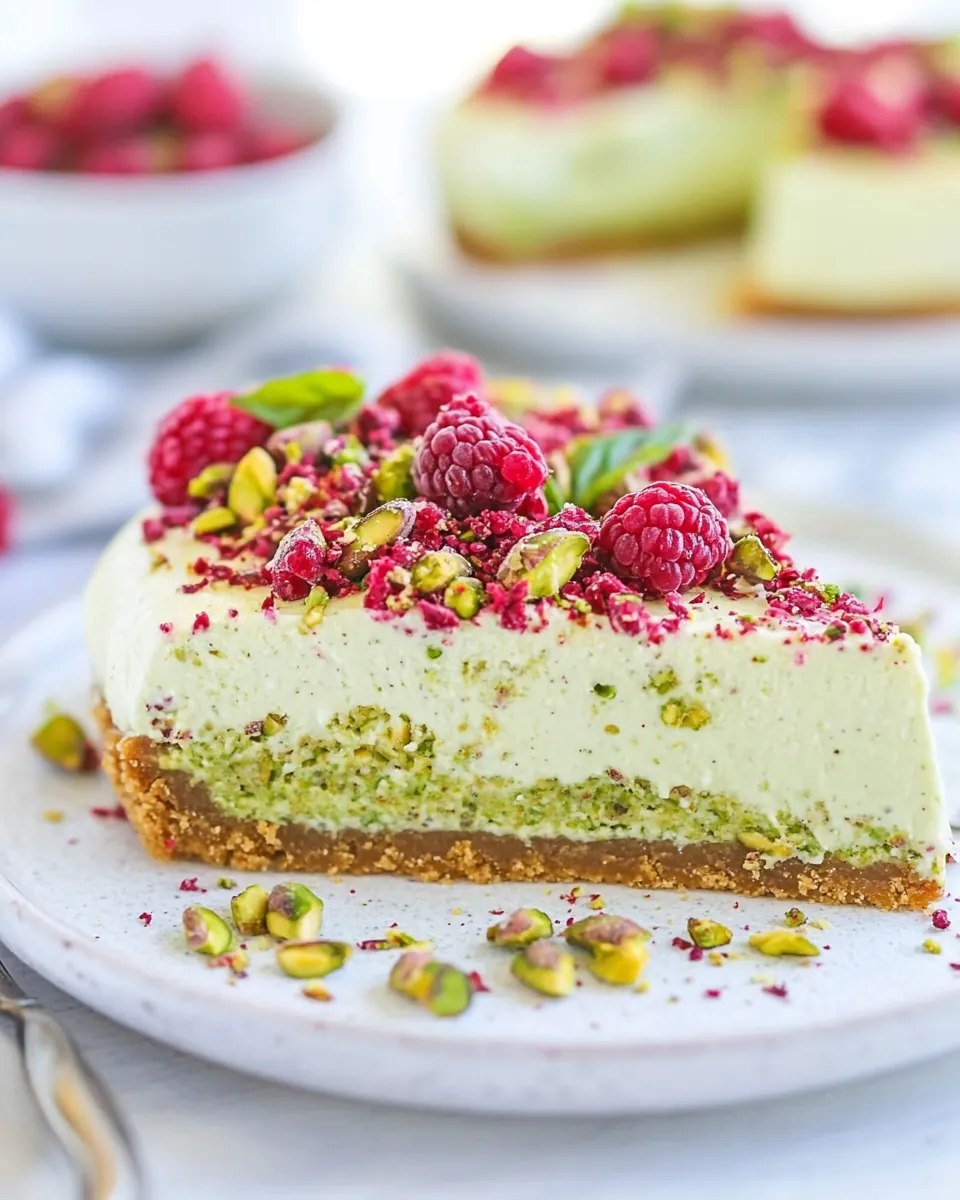 Pistachio Cheesecake Recipe