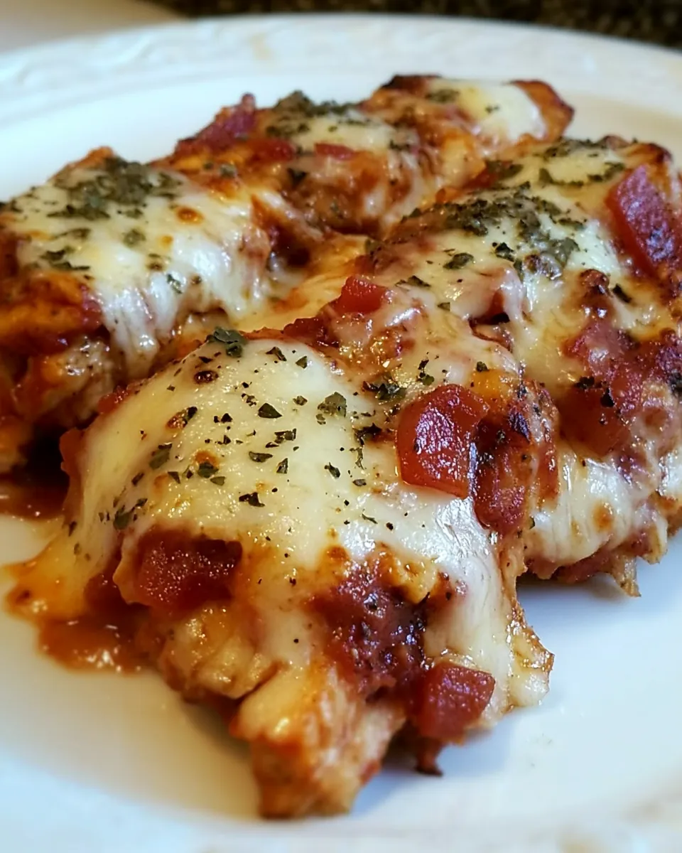 Pizza Smothered Chicken