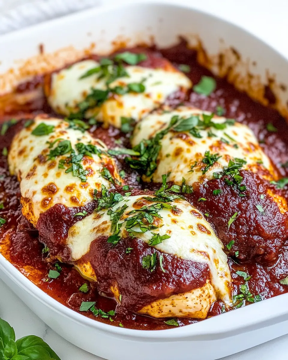 Pizza Stuffed Chicken