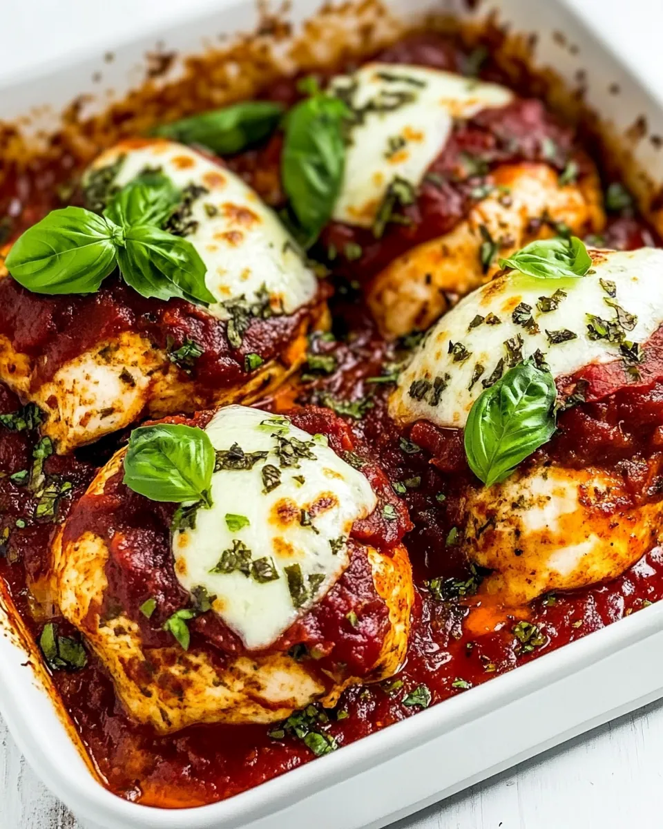 Pizza Stuffed Chicken