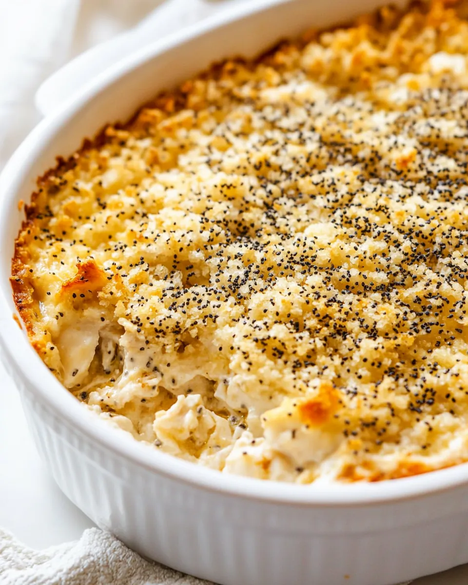 Poppy Seed Chicken Casserole