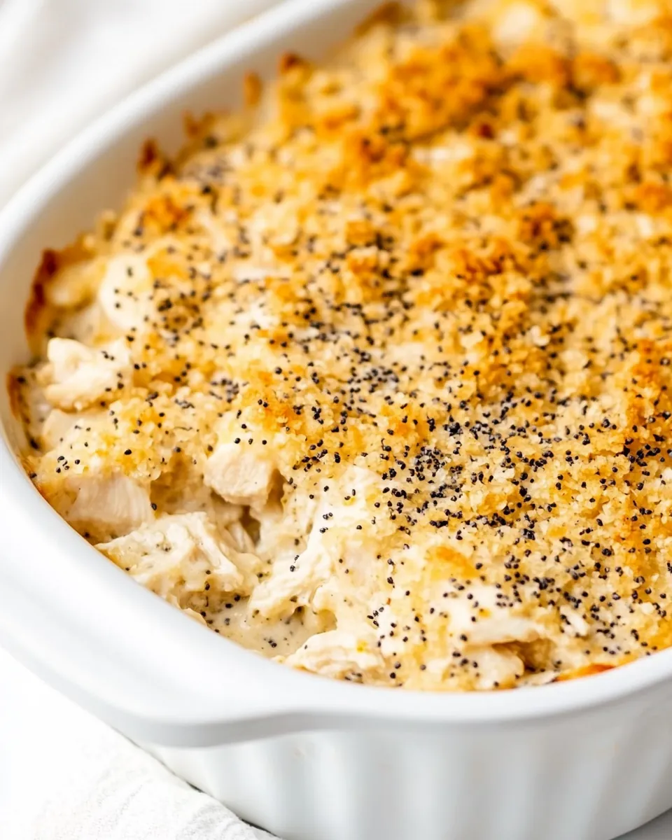 Poppy Seed Chicken Casserole