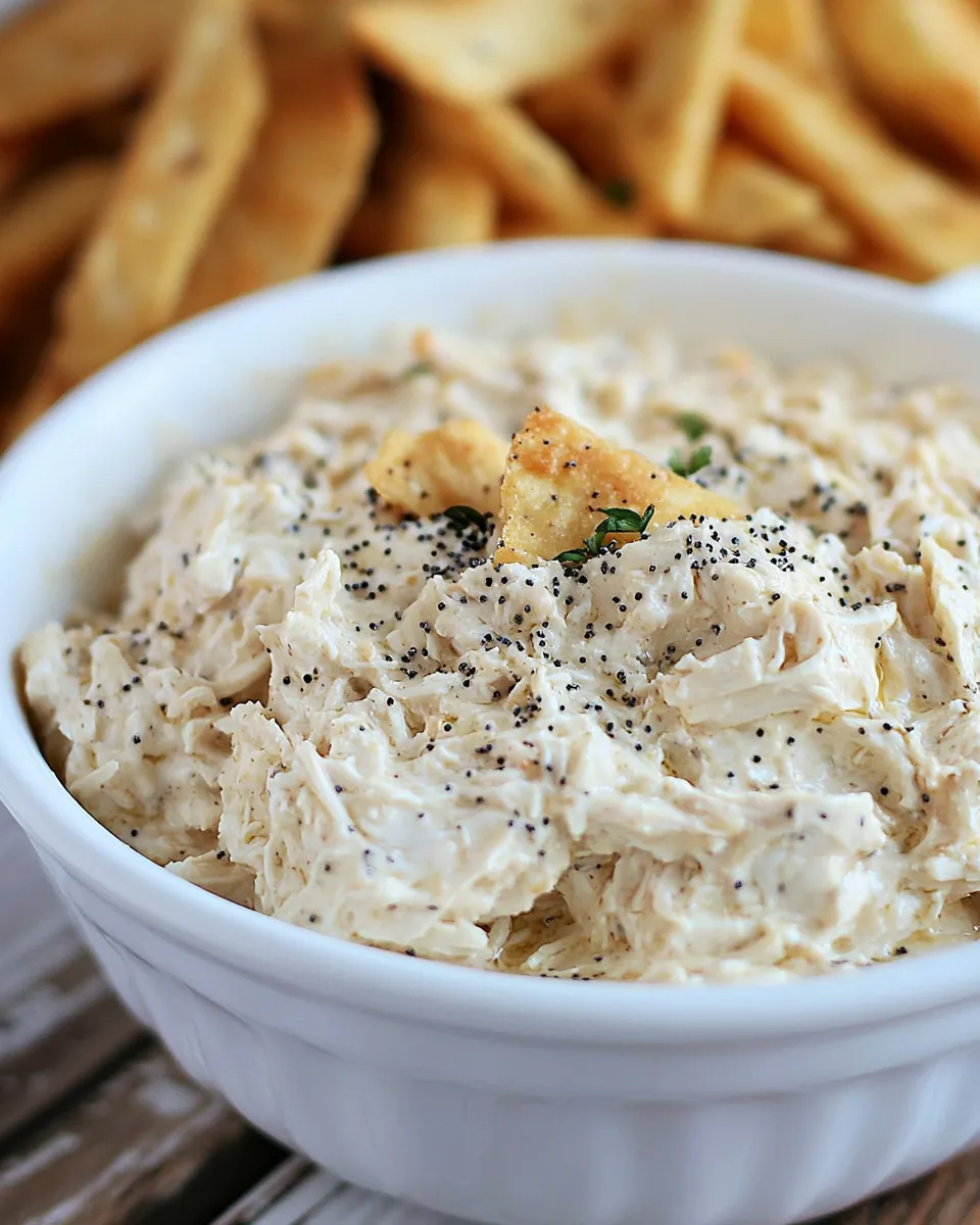Poppy Seed Chicken Dip Recipe