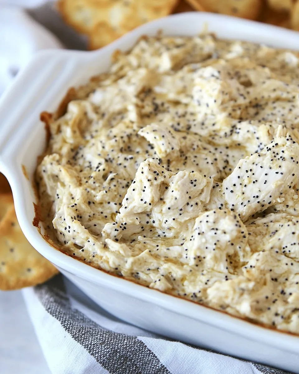 Poppy Seed Chicken Dip Recipe
