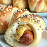 Poppy Seed Pretzel Dogs