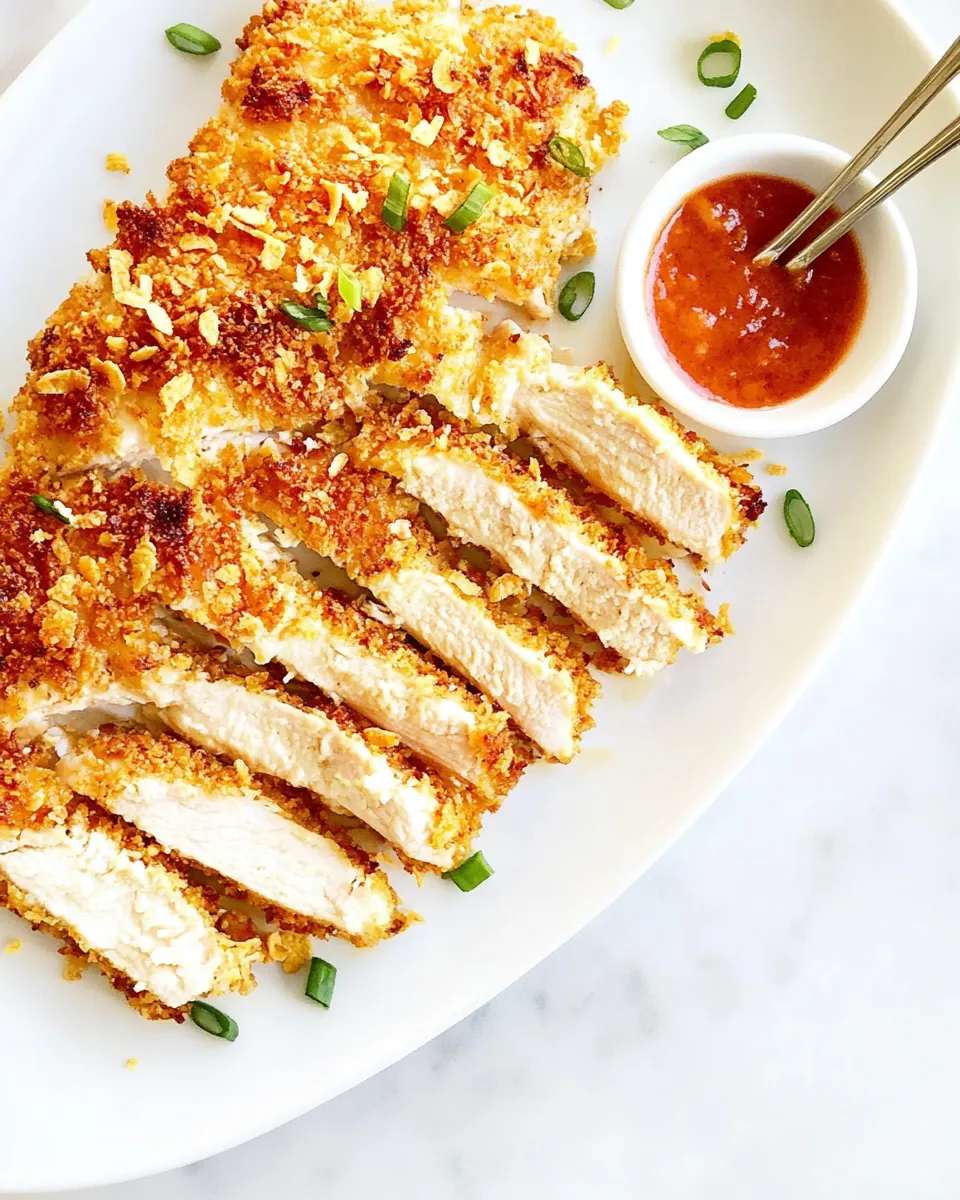 Potato Chip Crusted Chicken