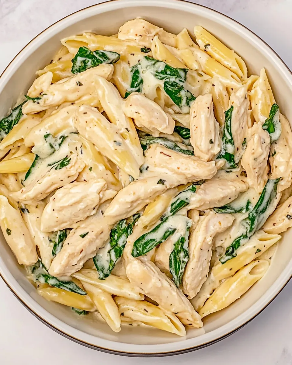 Pressure Cooker Chicken Alfredo