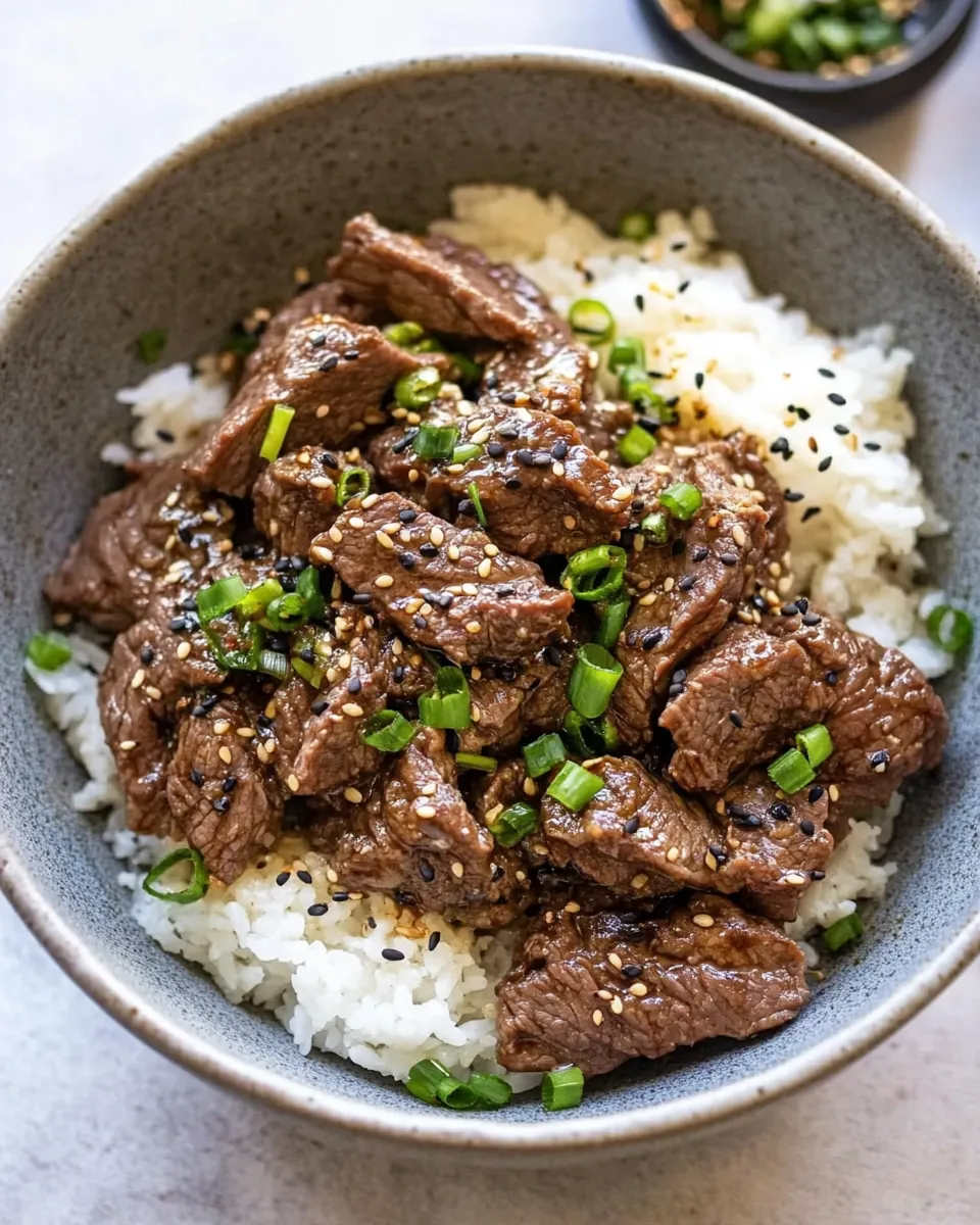 Pressure Cooker Korean Beef Bulgogi