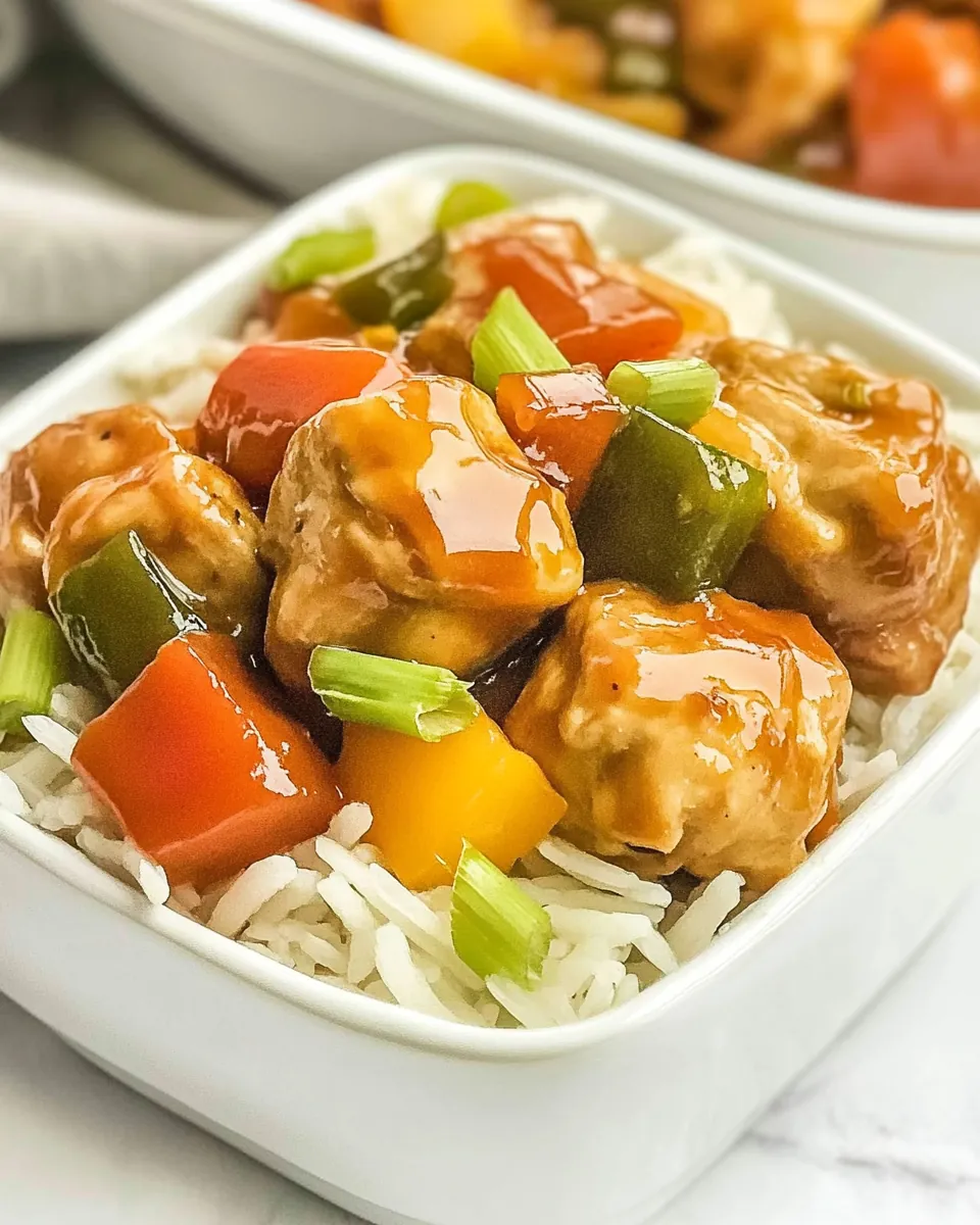 Pressure Cooker Sweet and Sour Chicken