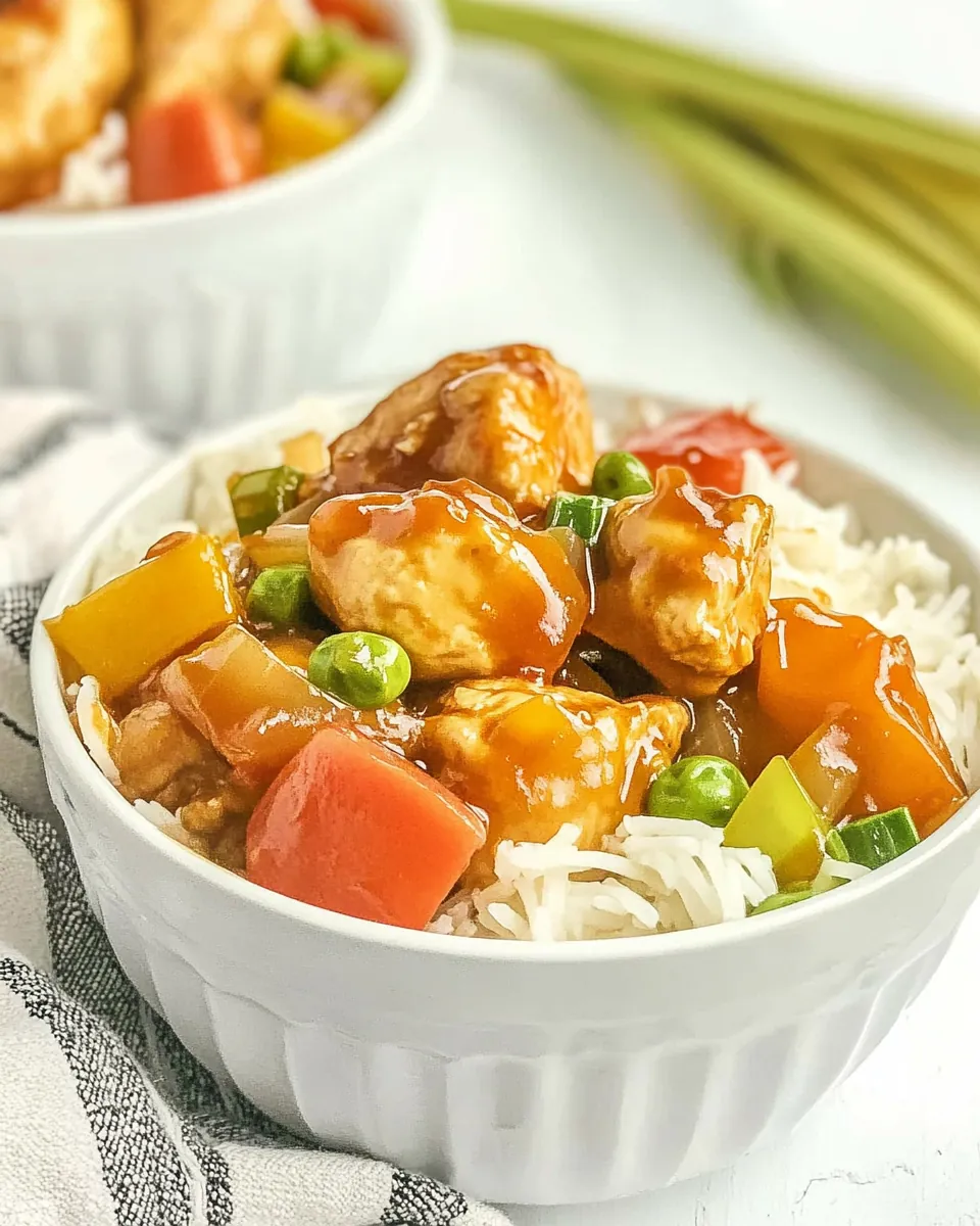 Pressure Cooker Sweet and Sour Chicken