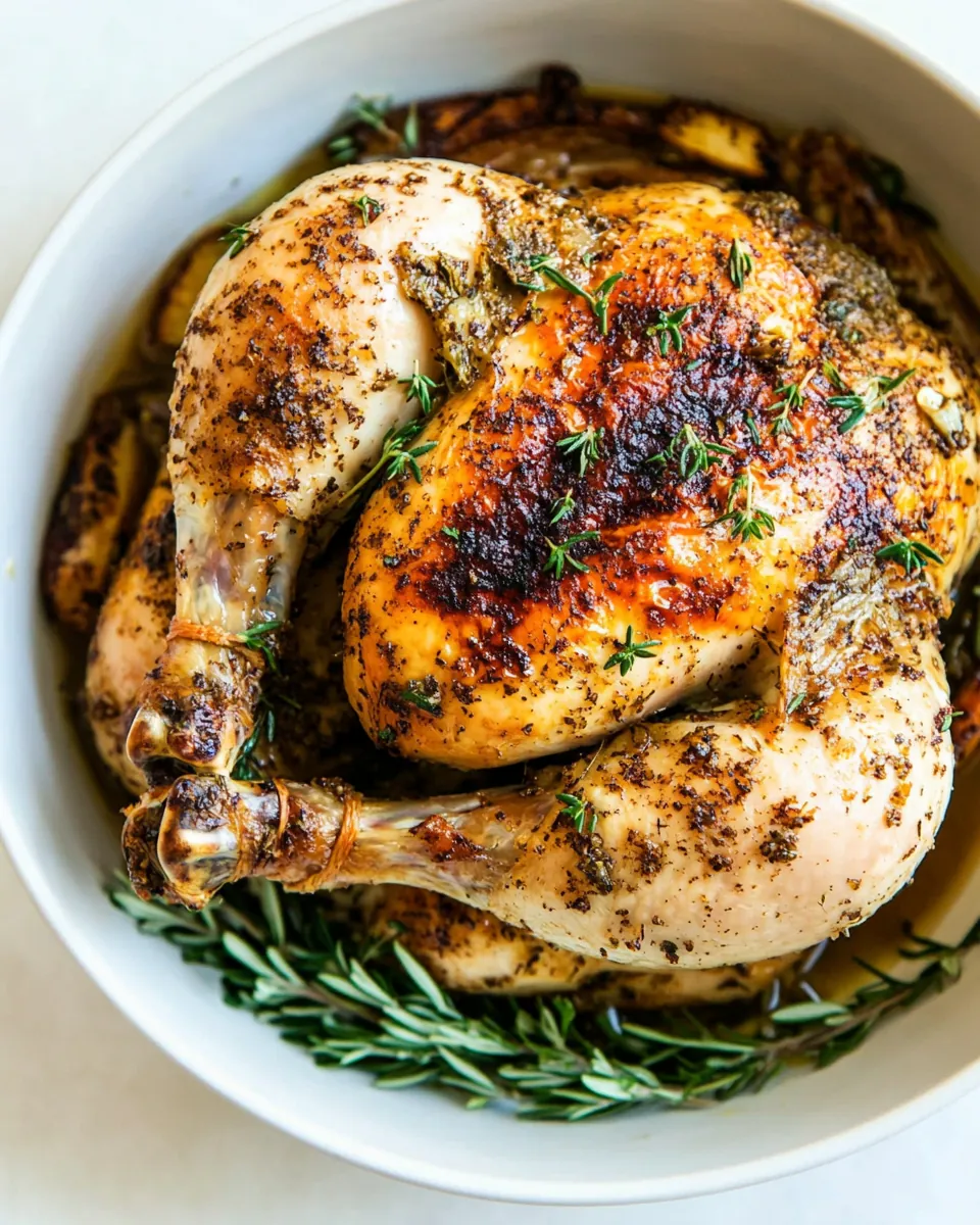 Pressure Cooker Whole Chicken