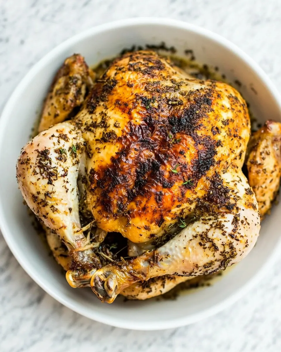 Pressure Cooker Whole Chicken